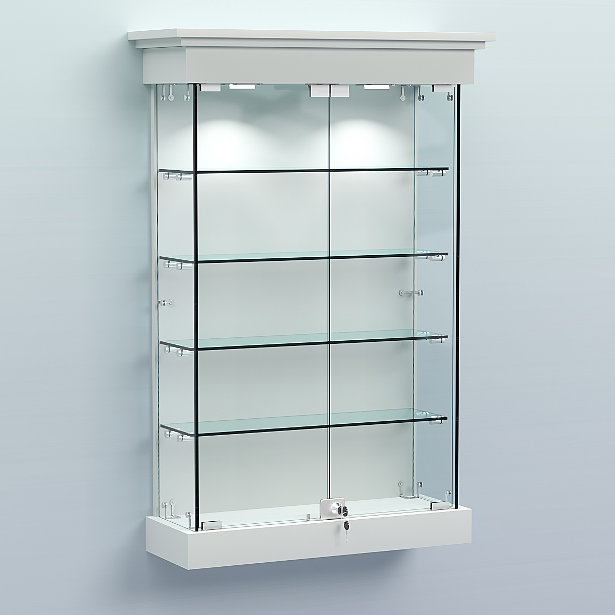 Витрина для музеев "Коллекция" настенная №1-4 Белый