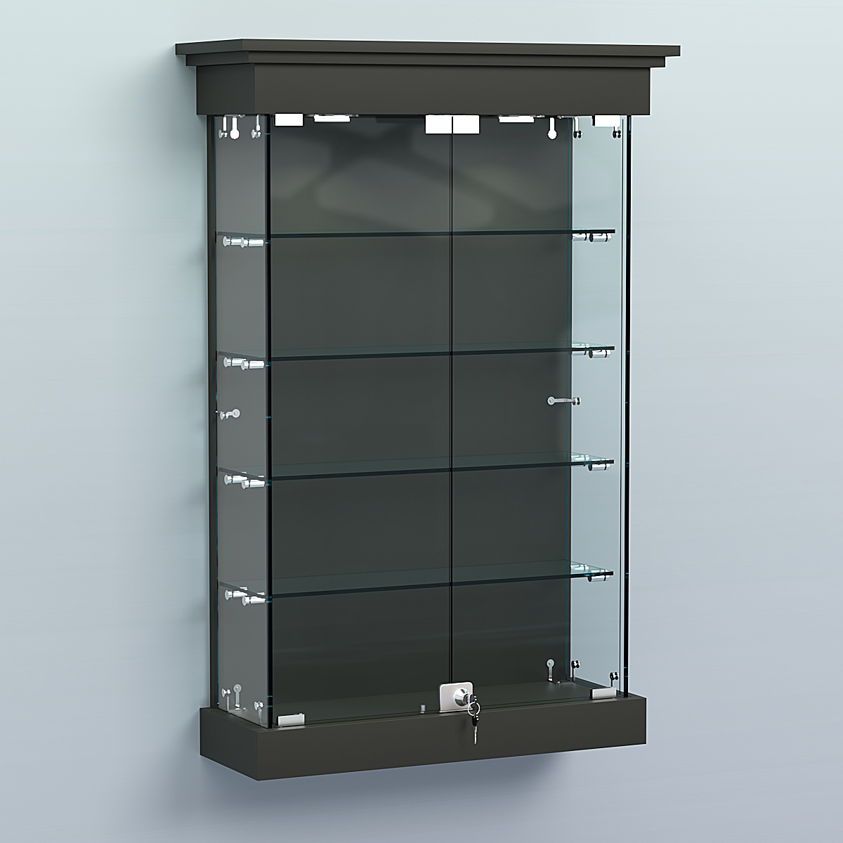 Витрина для музеев "Коллекция" настенная №1-4 Черный