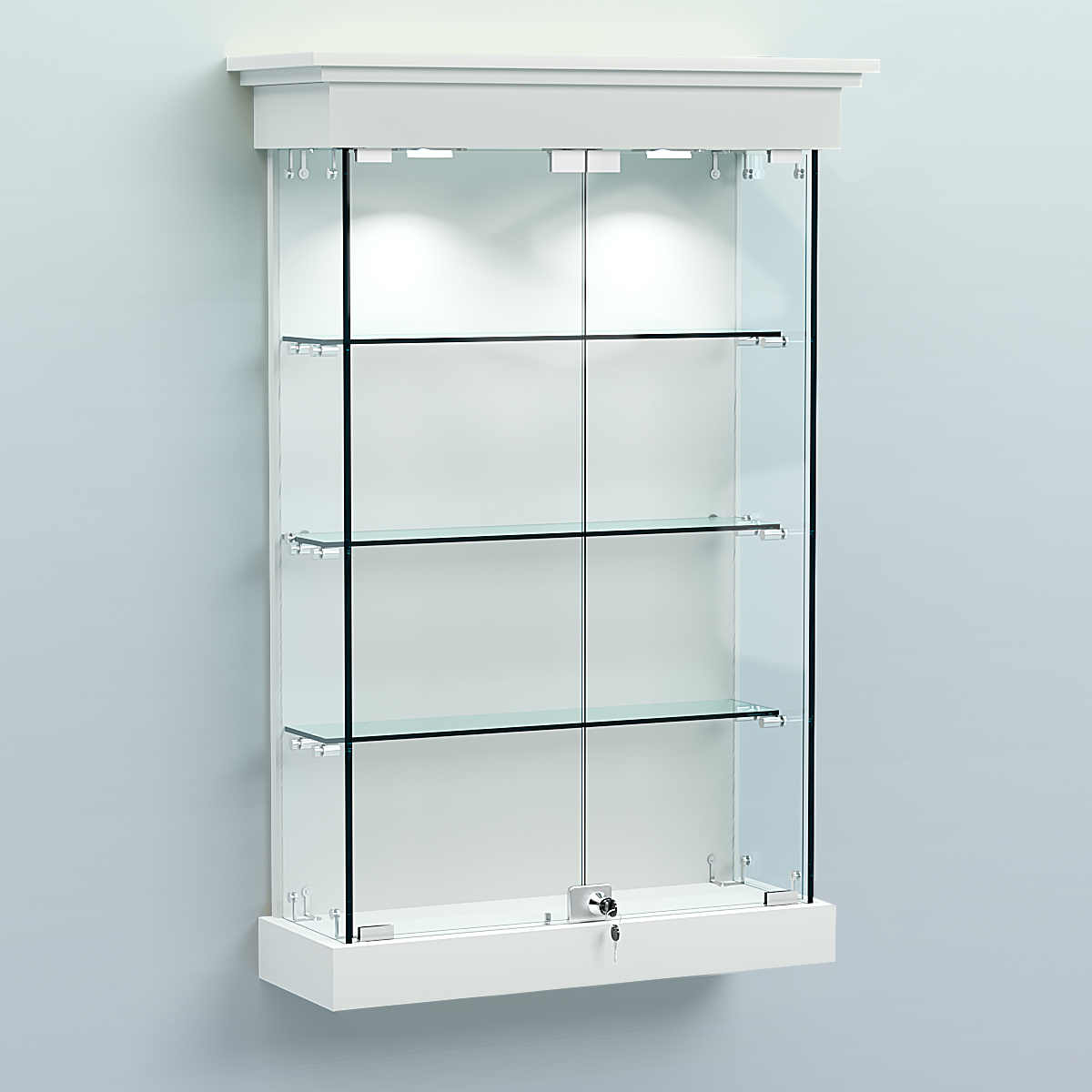 Витрина для музеев "Коллекция" настенная №1-3 Белый