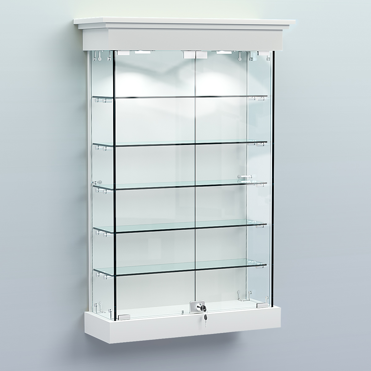 Витрина для музеев "Коллекция" настенная №1-5 Белый