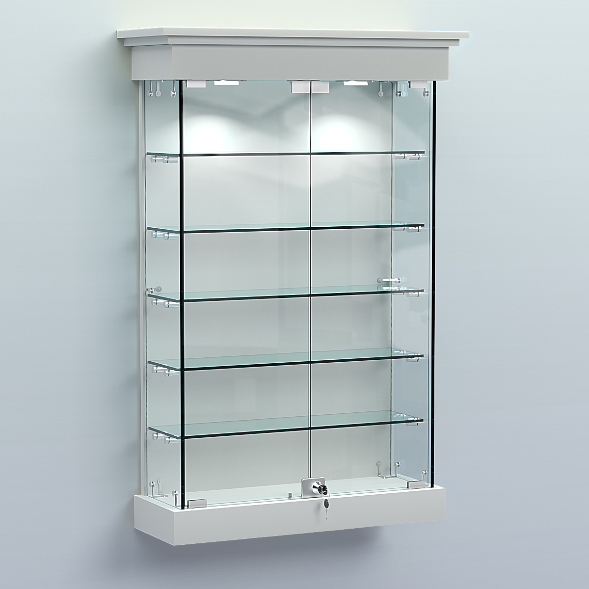 Витрина для музеев "Коллекция" настенная №1-5 Серый