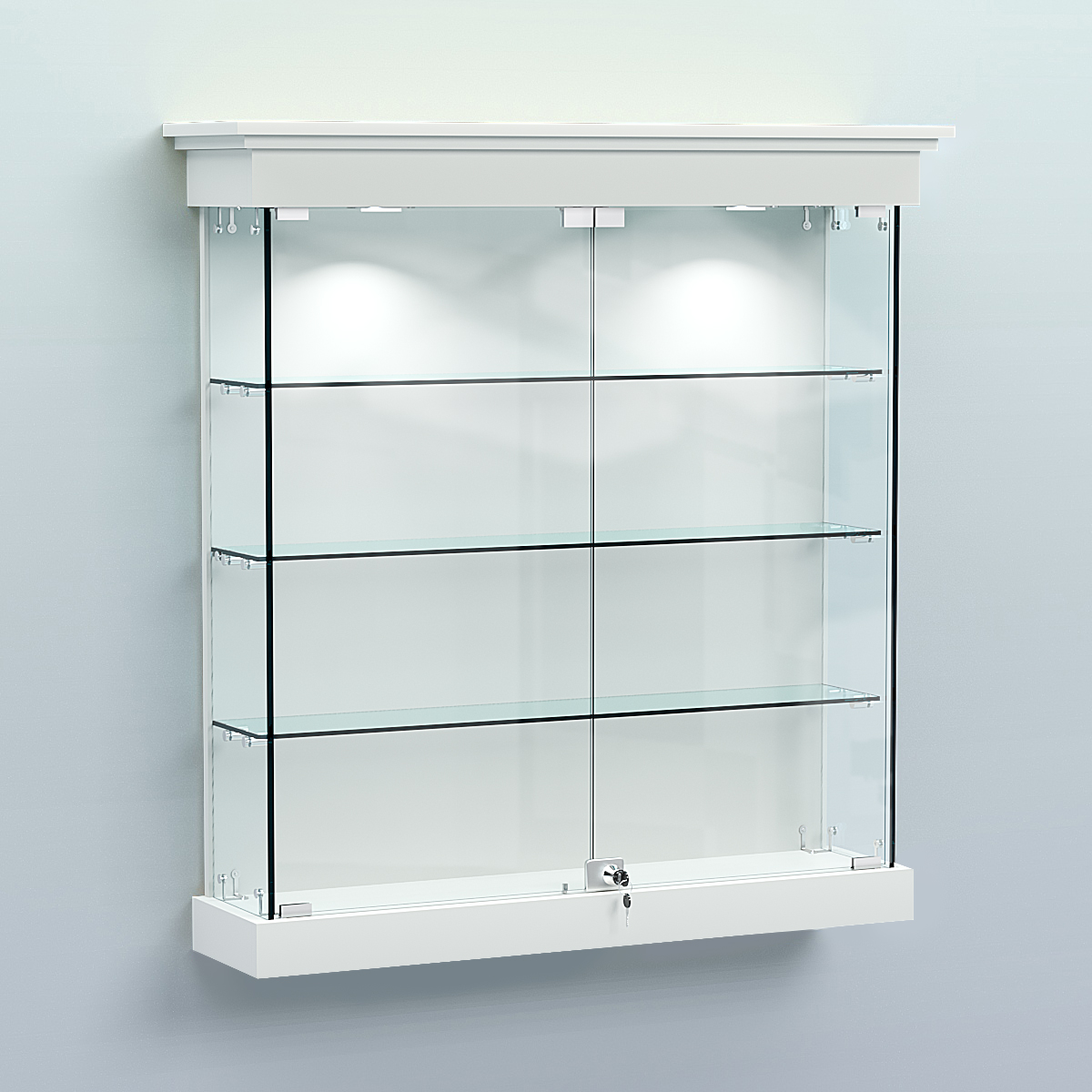 Витрина для музеев "Коллекция" настенная №2-3 Белый