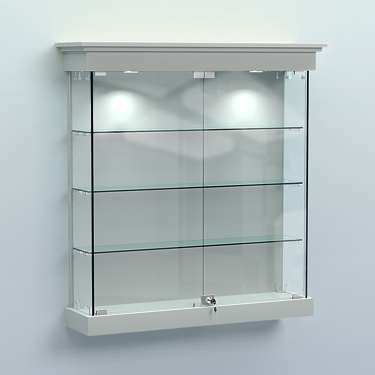 Витрина для музеев "Коллекция" настенная №2-3 Серый