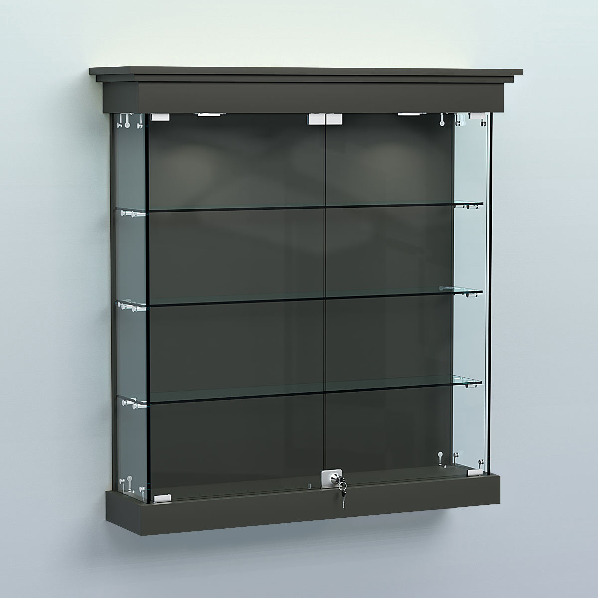 Витрина для музеев "Коллекция" настенная №2-3 Черный