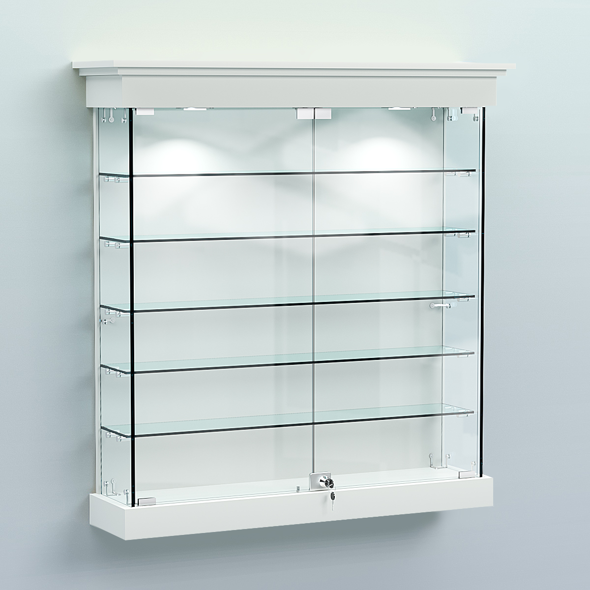 Витрина для музеев "Коллекция" настенная №2-5 Белый