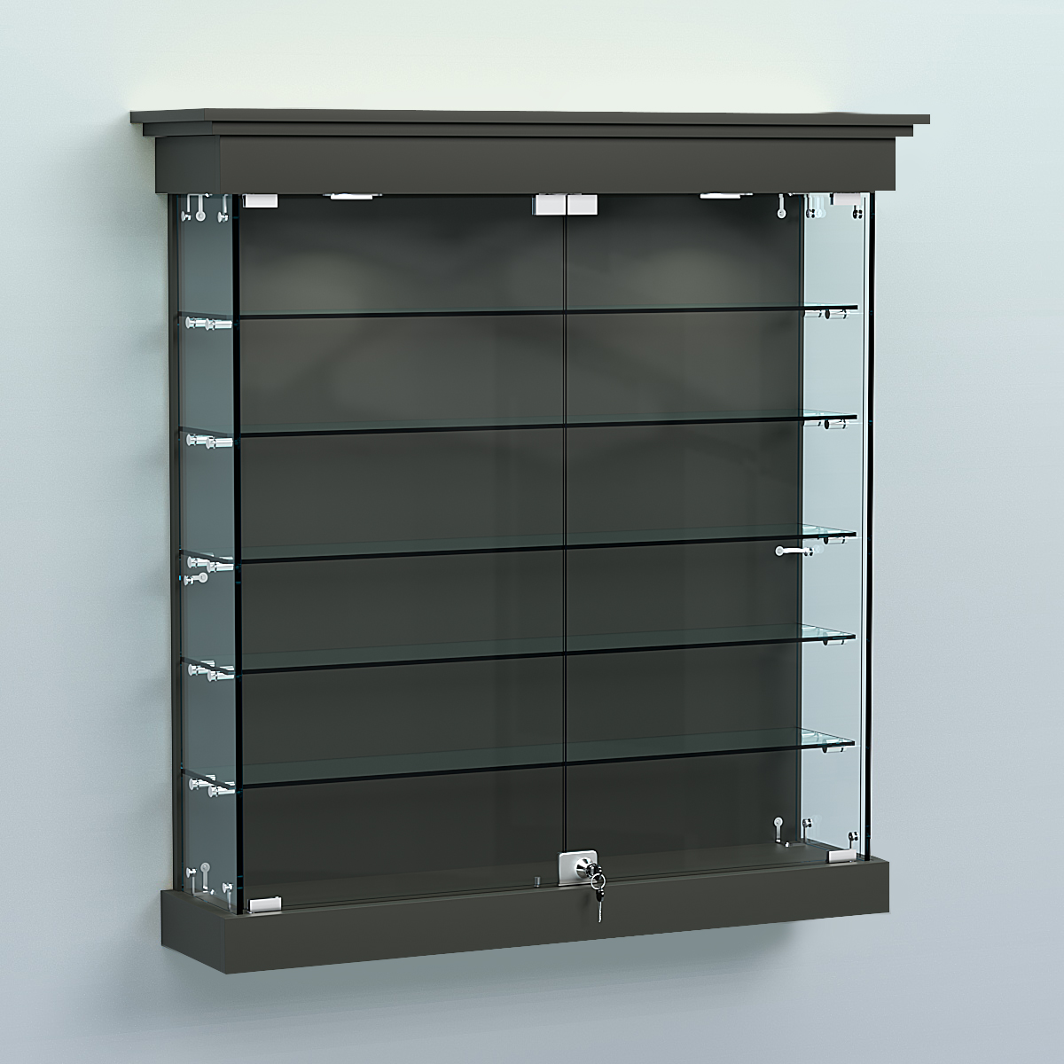 Витрина для музеев "Коллекция" настенная №2-5 Черный