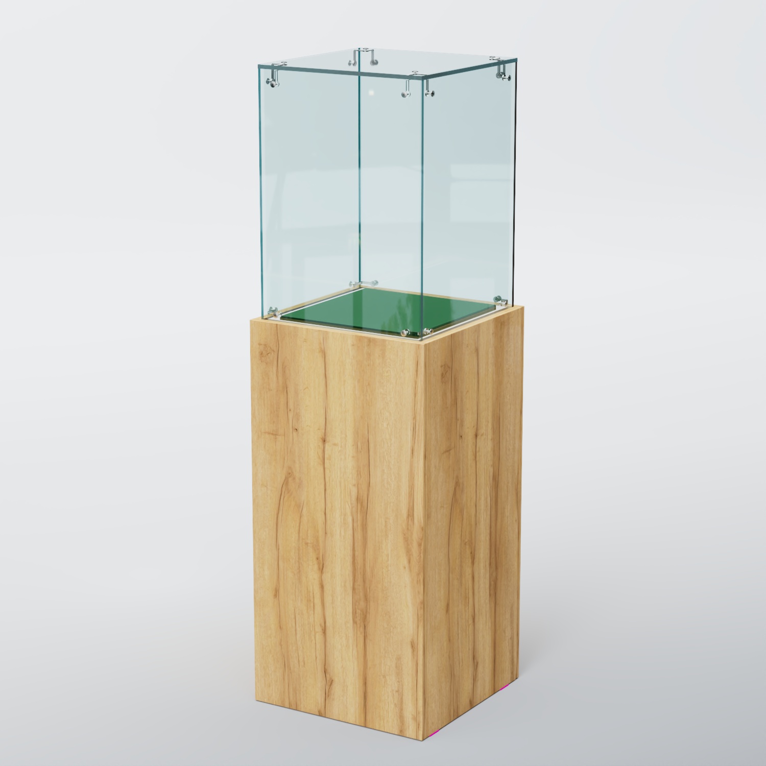 Витрина для музеев "Коллекция" №5 с подсветкой Дуб Золотистый