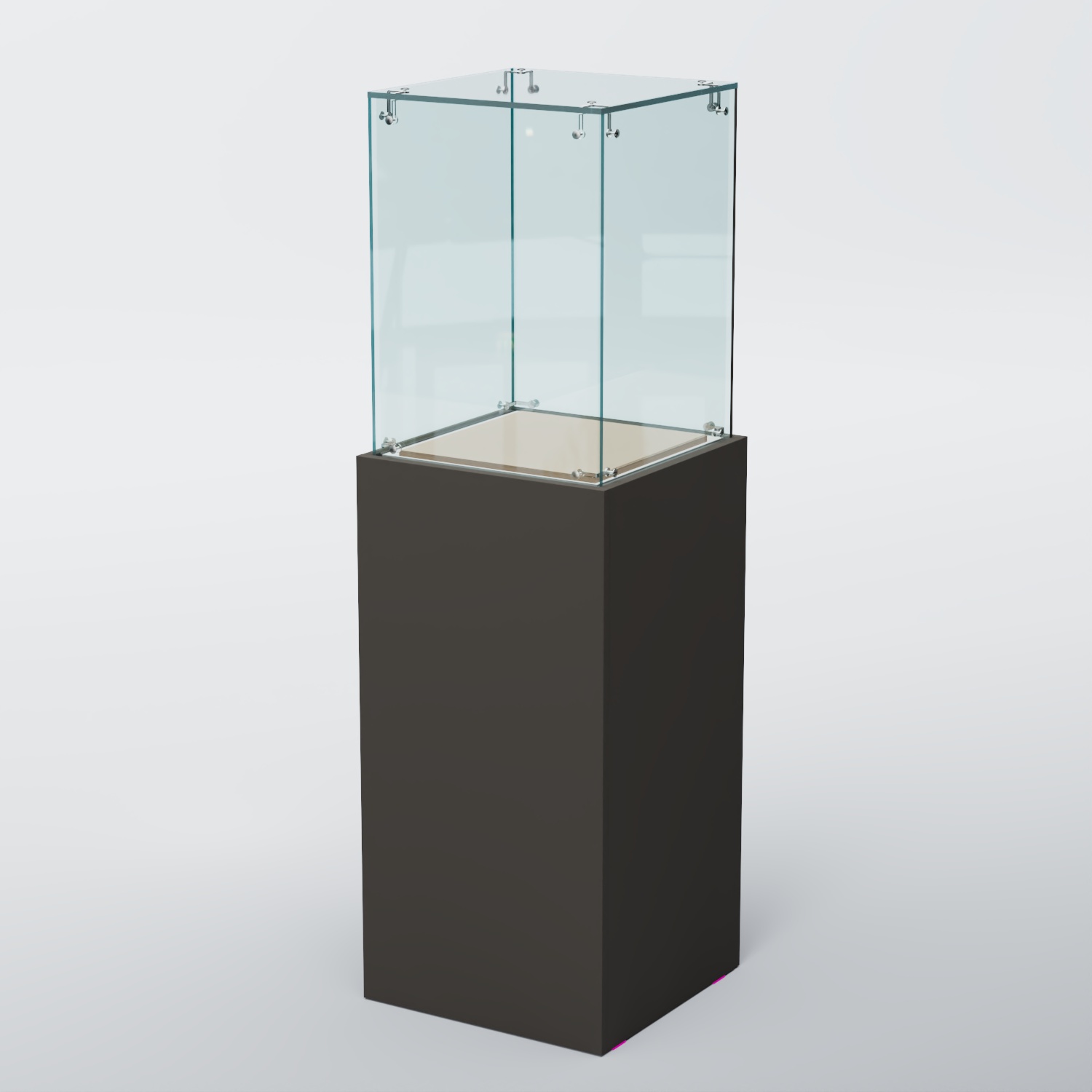 Витрина для музеев "Коллекция" №5 с подсветкой Черный