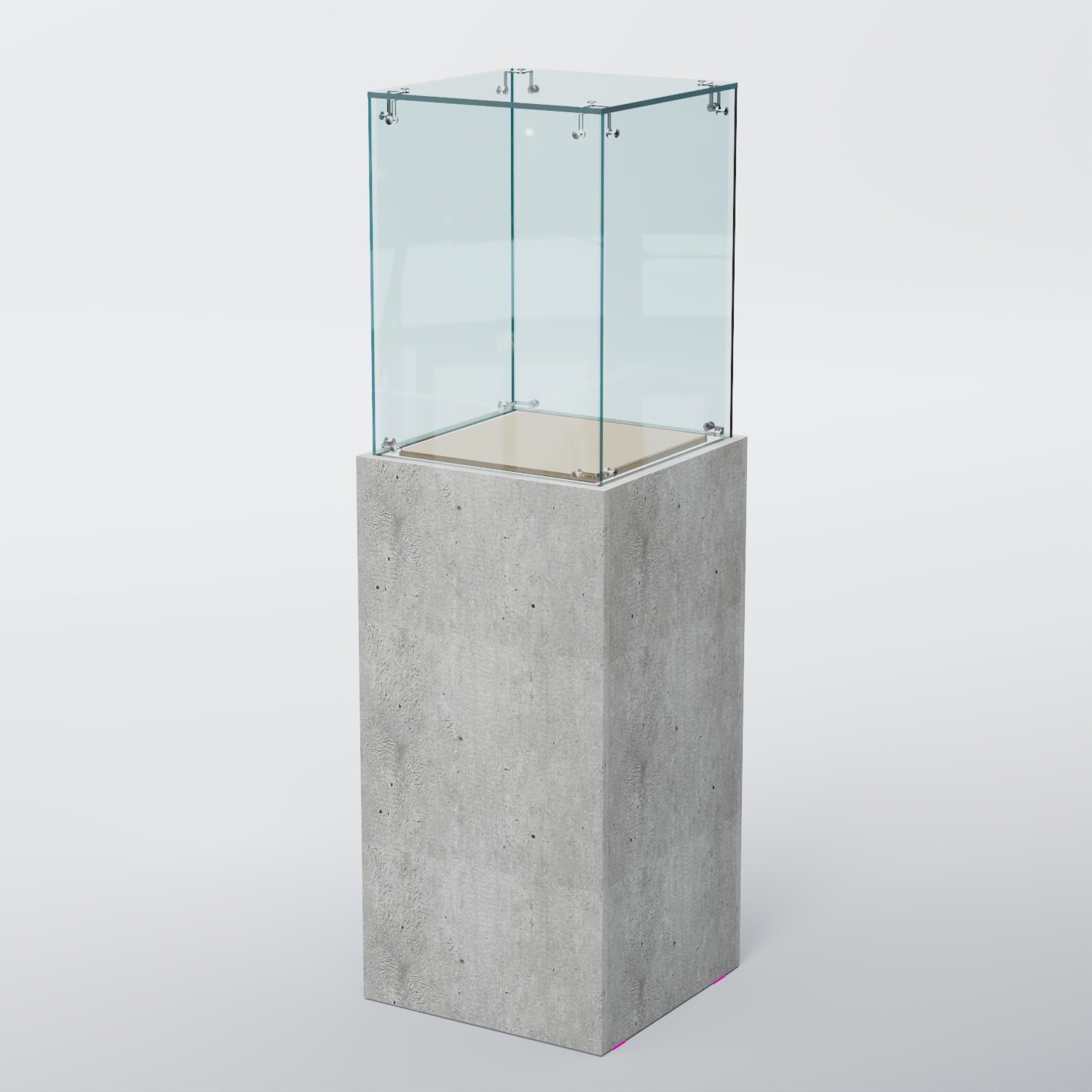 Витрина для музеев "Коллекция" №5 с подсветкой Метрополитан Грей