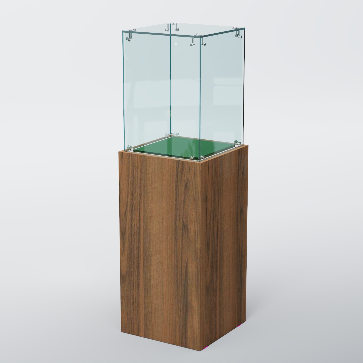 Витрина для музеев "Коллекция" №5 с подсветкой Орех