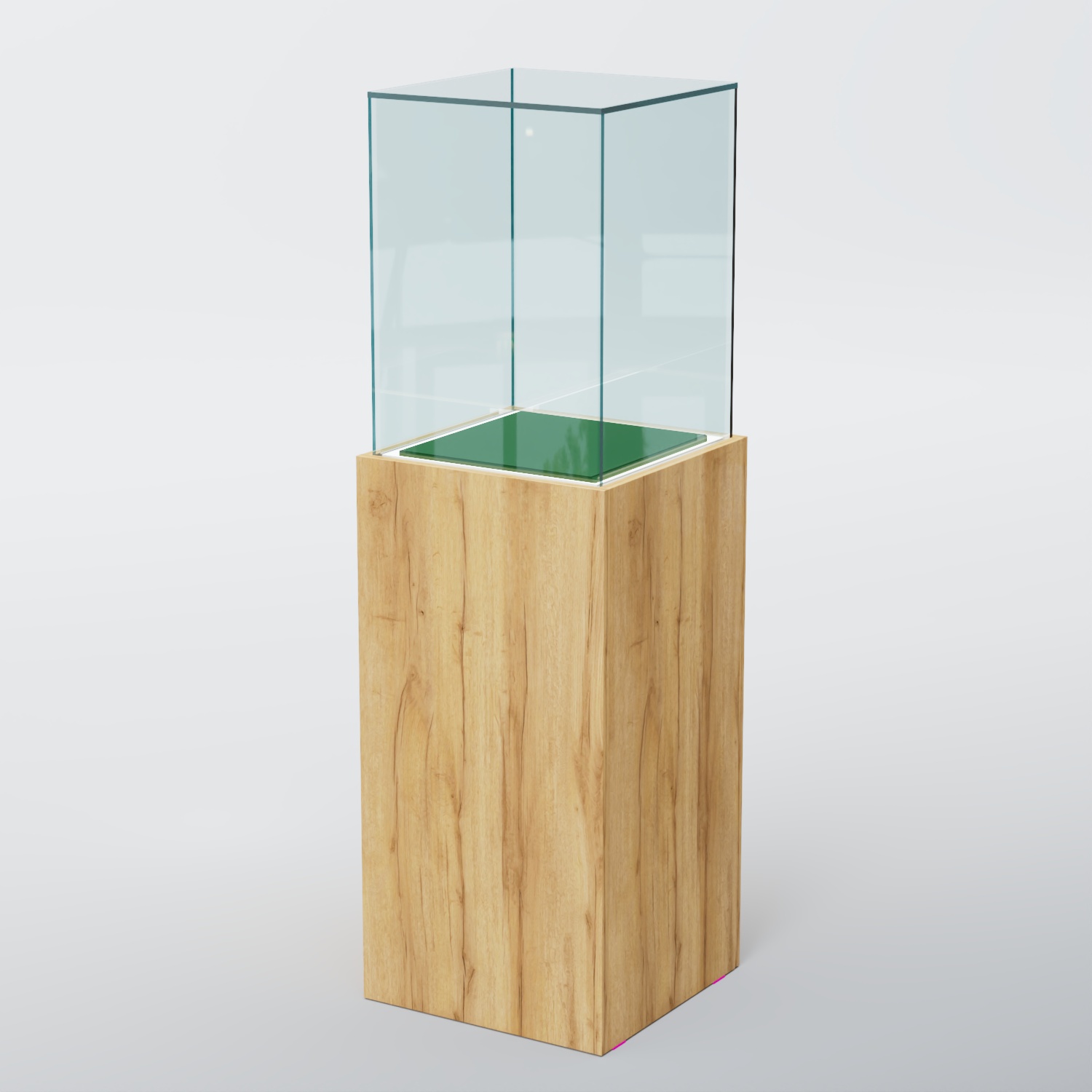 Витрина для музеев "Коллекция" №5А с подсветкой Дуб Золотистый