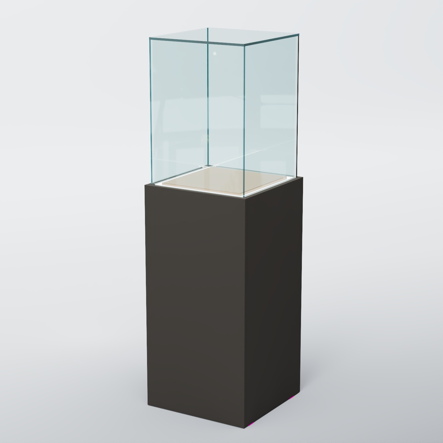 Витрина для музеев "Коллекция" №5А с подсветкой Черный