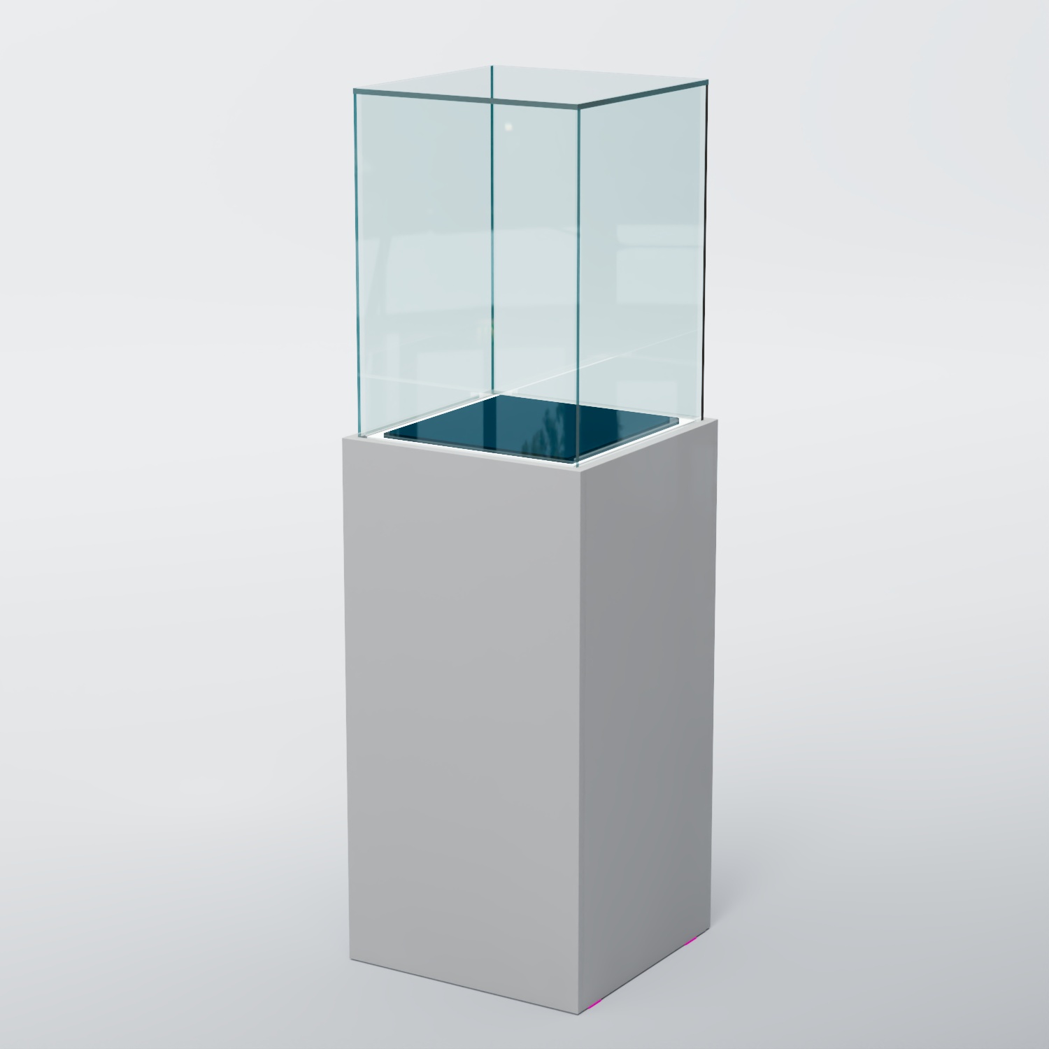 Витрина для музеев "Коллекция" №5А с подсветкой Серый