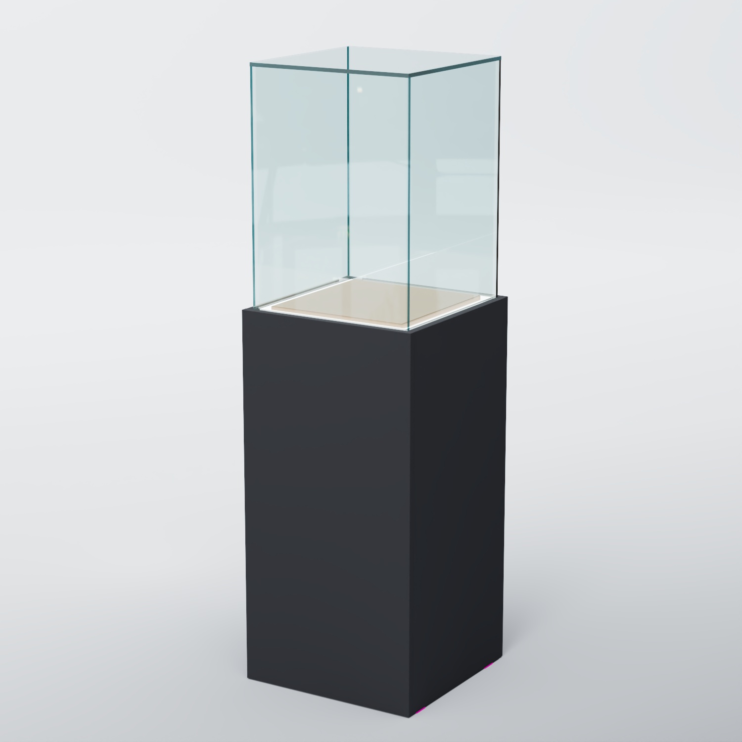 Витрина для музеев "Коллекция" №5А с подсветкой Антрацит