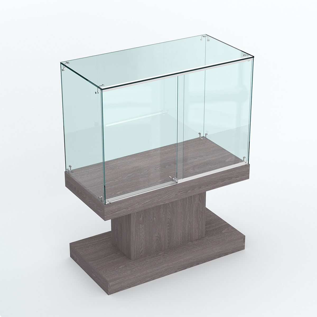 Островной прилавок №3 Ясень Анкор темный