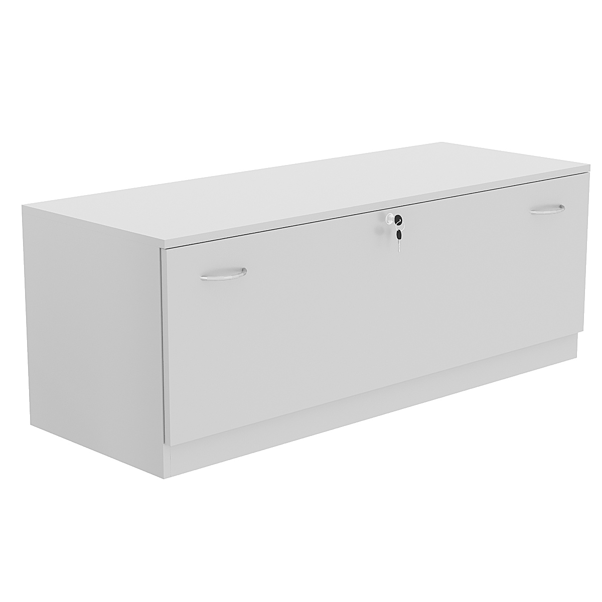 Тумба T-11 1200мм (H-450мм c одним выдвижным ящиком) Серый