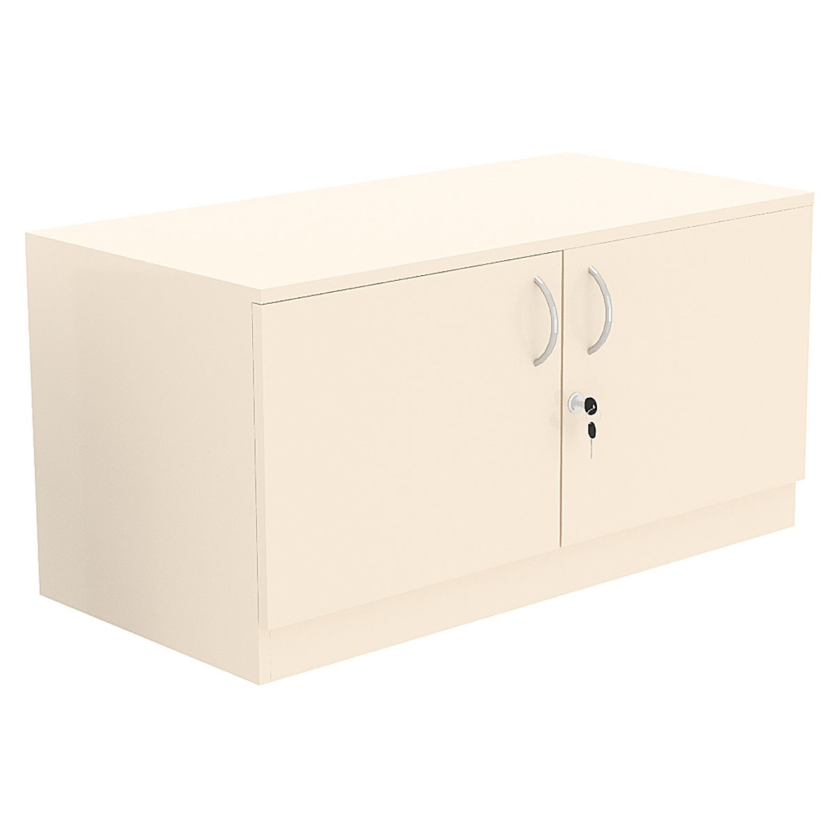 Тумба T-25 900мм (H-450мм c распашными дверцами) Крем Вайс