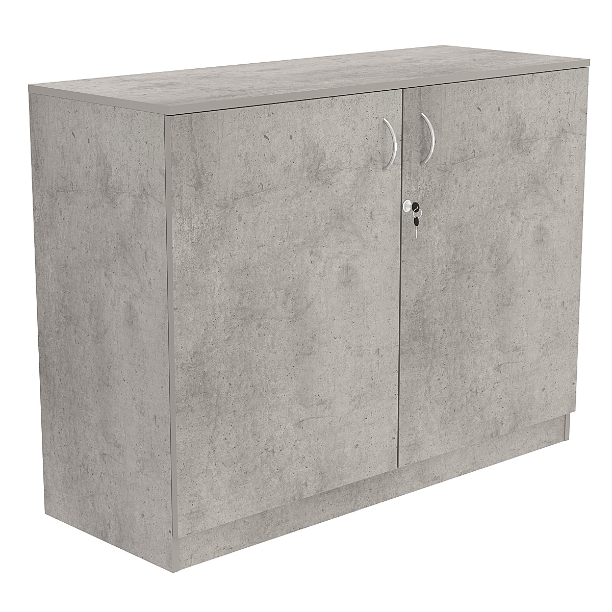 Тумба T-23 1200мм (H-900мм, с распашными дверцами и полкой) Бетон Чикаго светло-серый F186 ST9