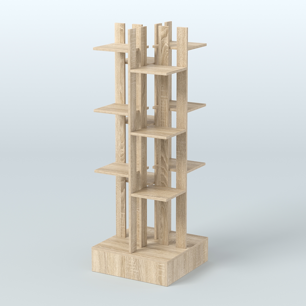 Стойка цветочница №2 Дуб Сонома