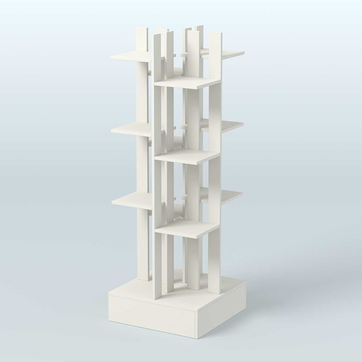 Стойка цветочница №2 Белый