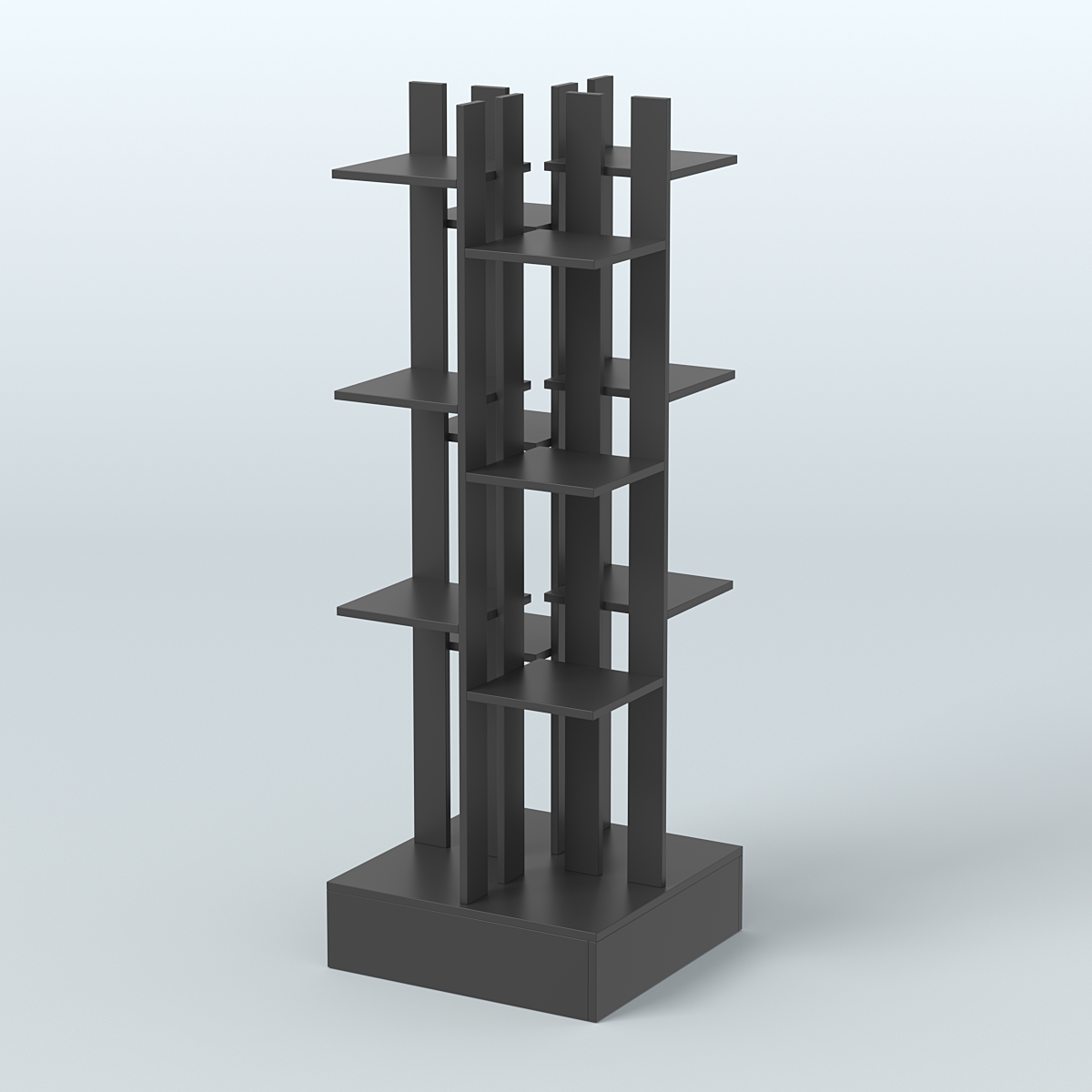 Стойка цветочница №2 Черный