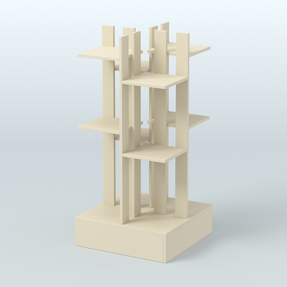 Стойка цветочница №3 Крем Вайс