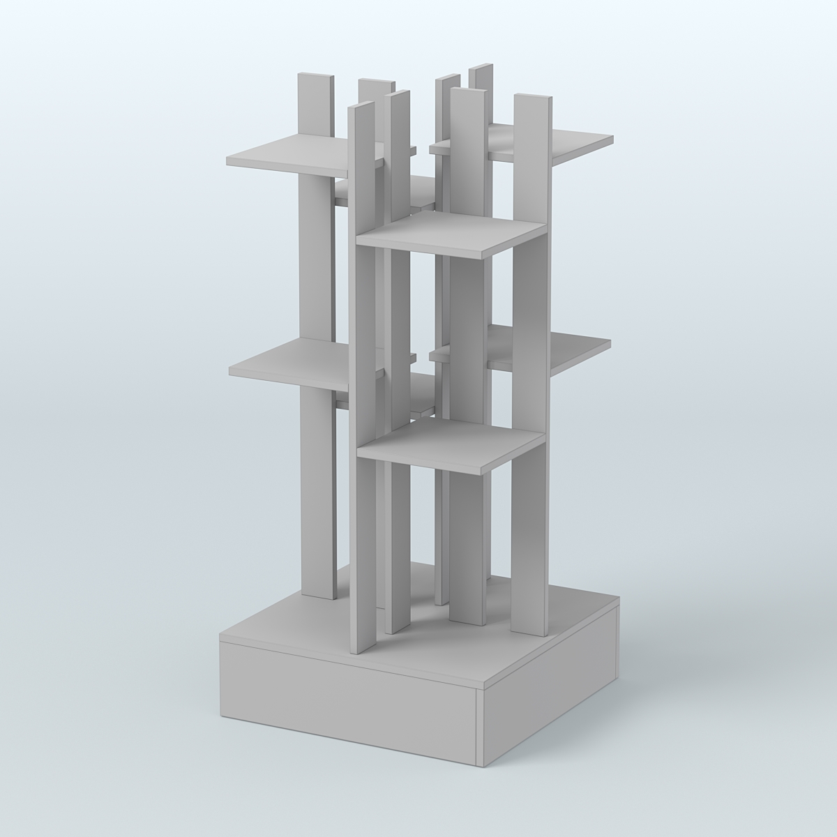 Стойка цветочница №3 Серый