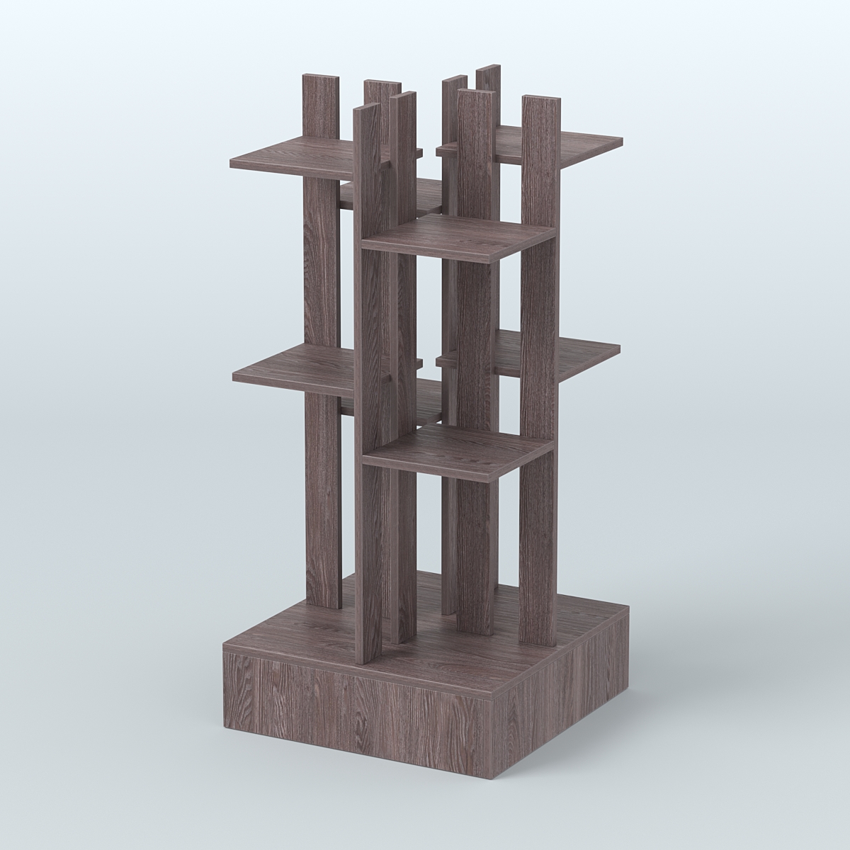 Стойка цветочница №3 Ясень Анкор темный