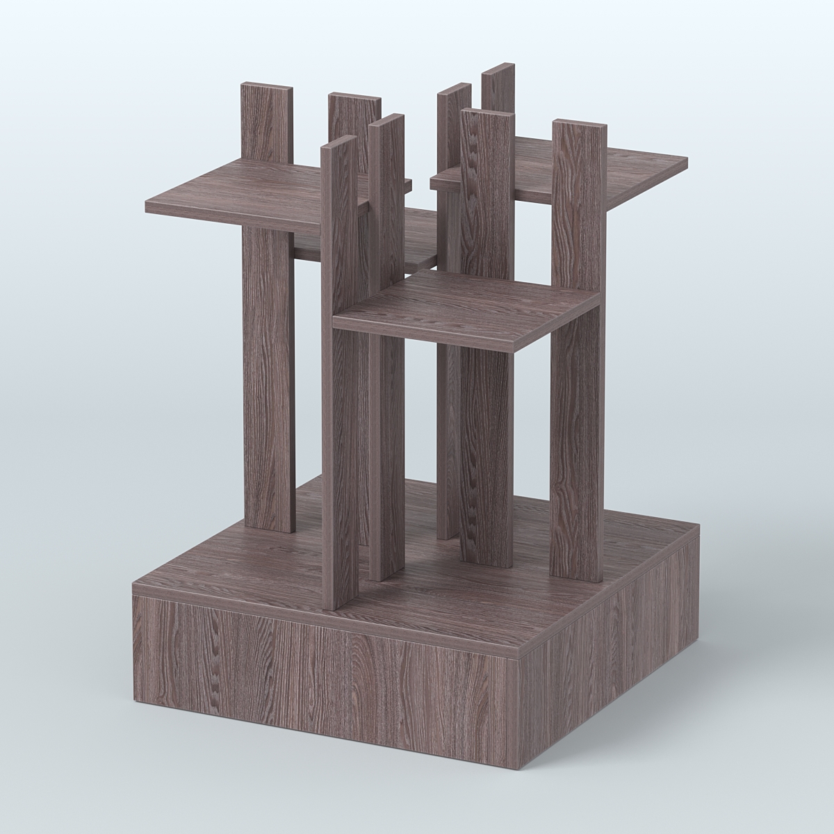 Стойка цветочница №4 Ясень Анкор темный