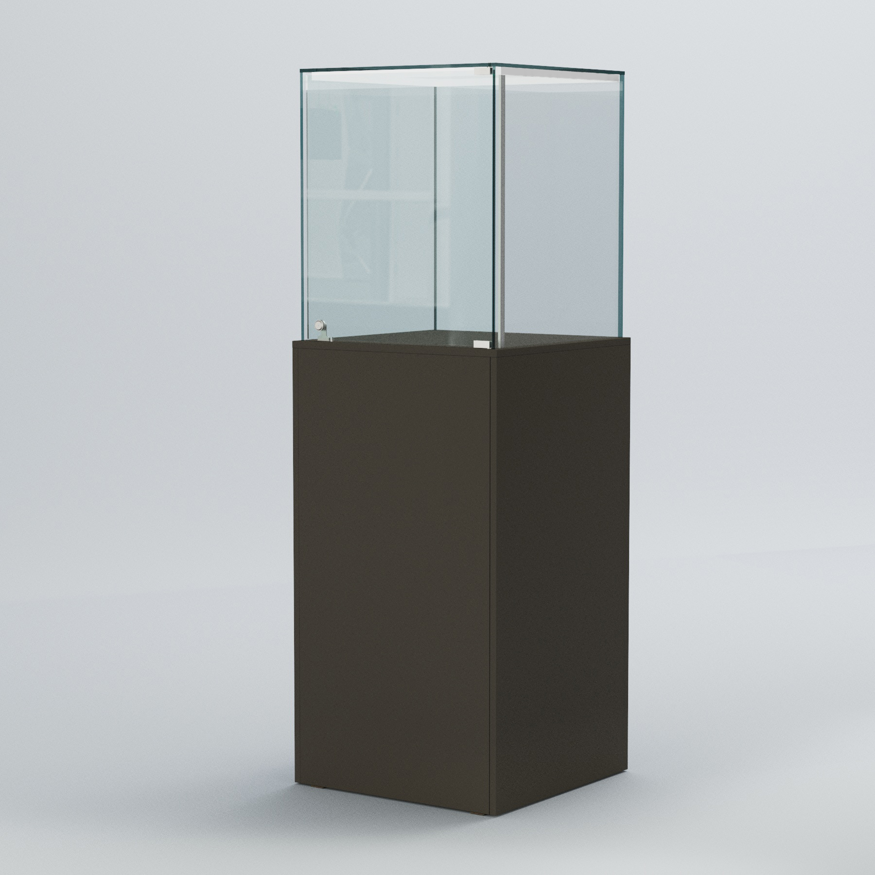 Витрина для музеев "Коллекция" №10-П с подсветкой Черный