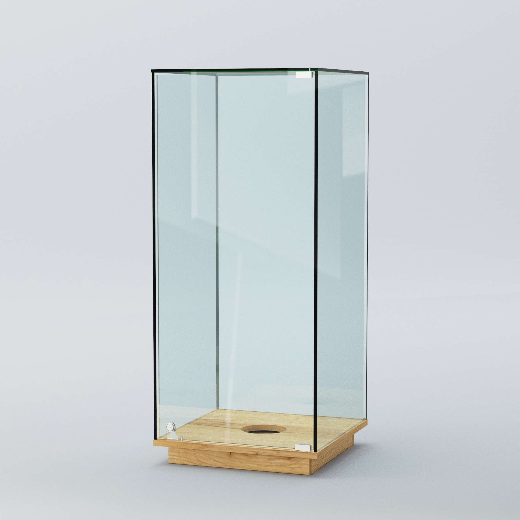 Витрина для музеев "Коллекция" №13 под вазу Дуб Золотистый