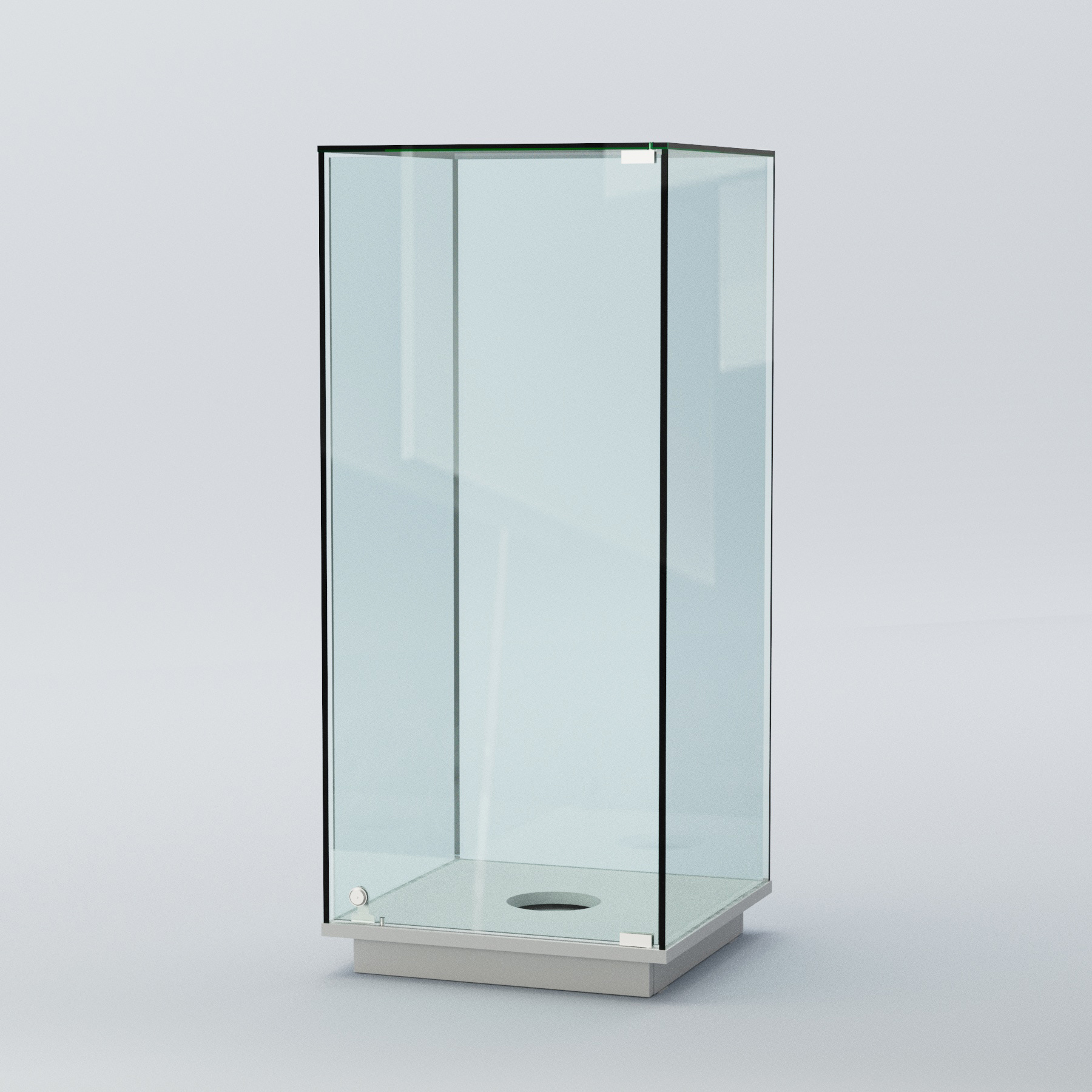 Витрина для музеев "Коллекция" №13 под вазу Серый