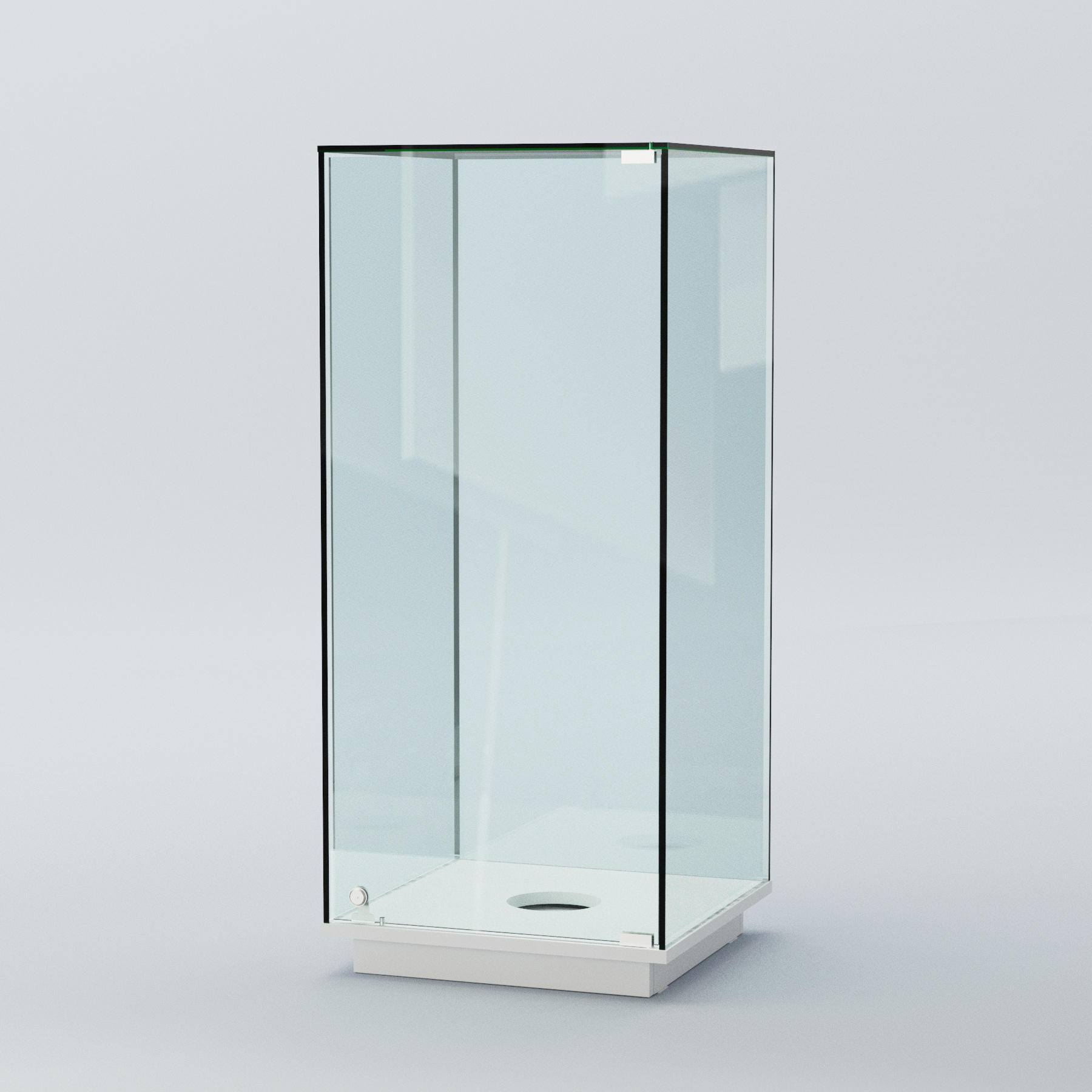 Витрина для музеев "Коллекция" №13 под вазу Белый