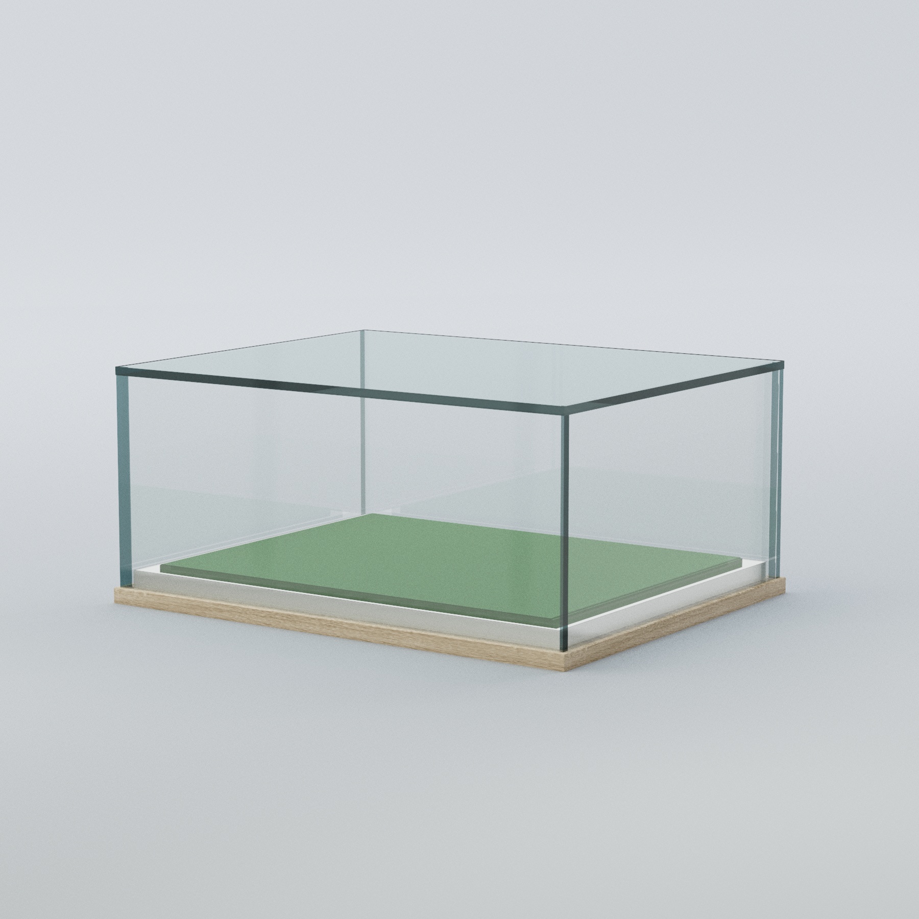 Витрина для музеев "Коллекция" №14 настольная с подсветкой Дуб Сонома