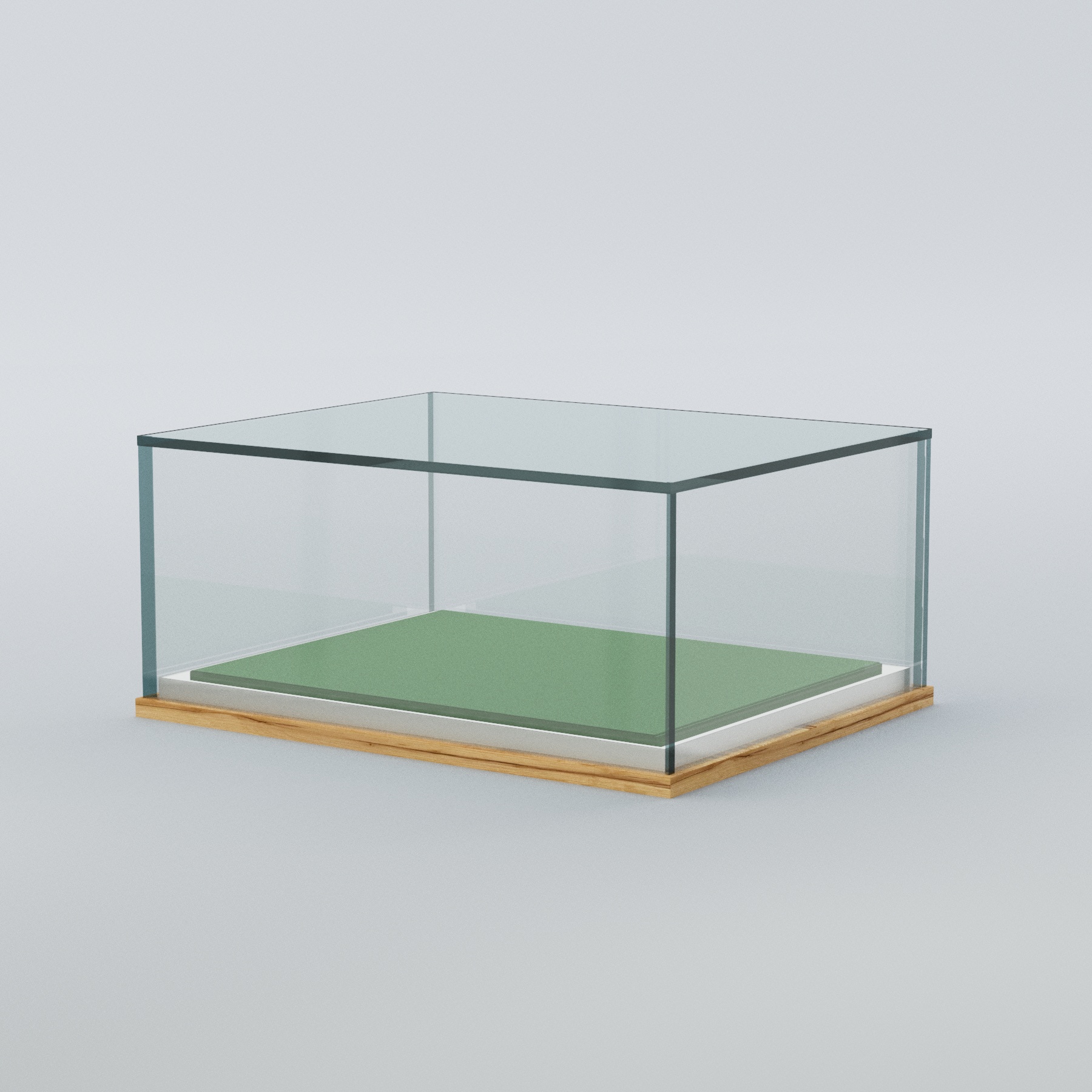 Витрина для музеев "Коллекция" №14 настольная с подсветкой Дуб Золотистый