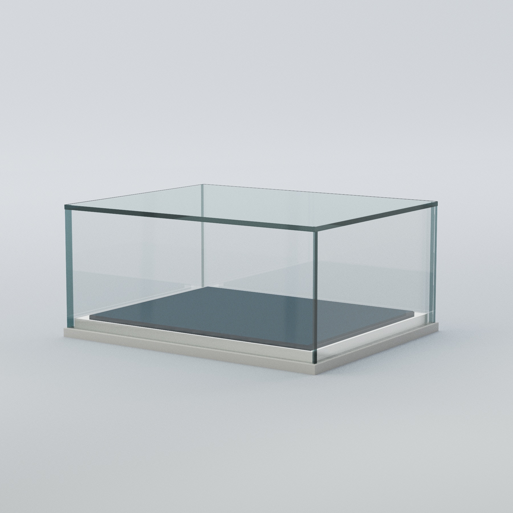 Витрина для музеев "Коллекция" №14 настольная с подсветкой Серый