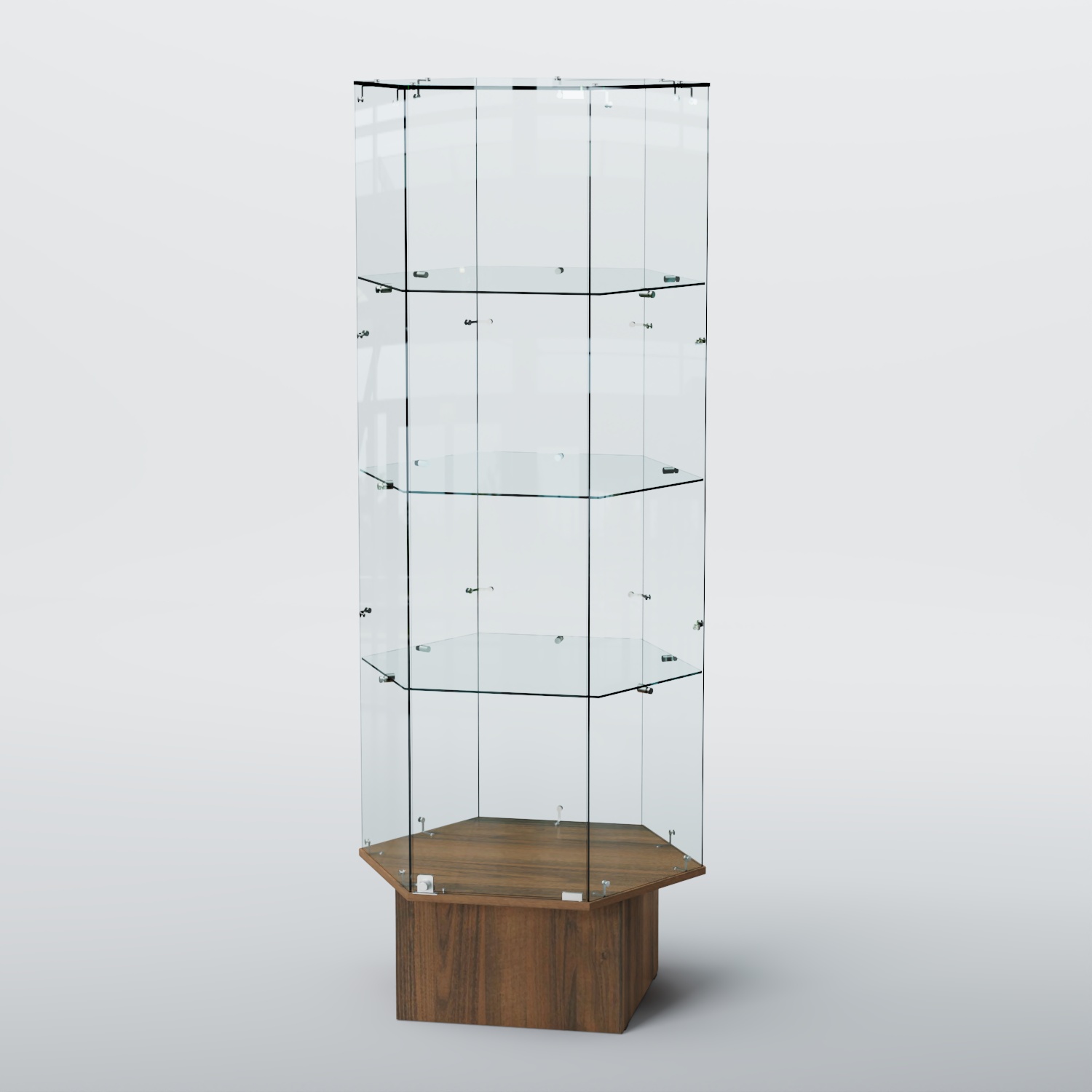 Витрина для музеев "Коллекция" №15 Орех