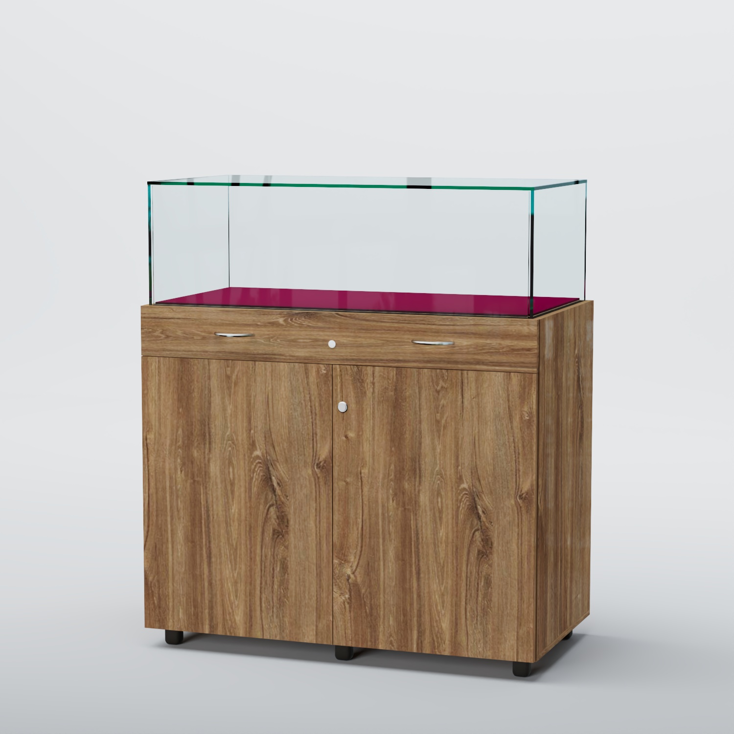 Витрина для музеев "Коллекция" №16 Дуб Канзас коричневый