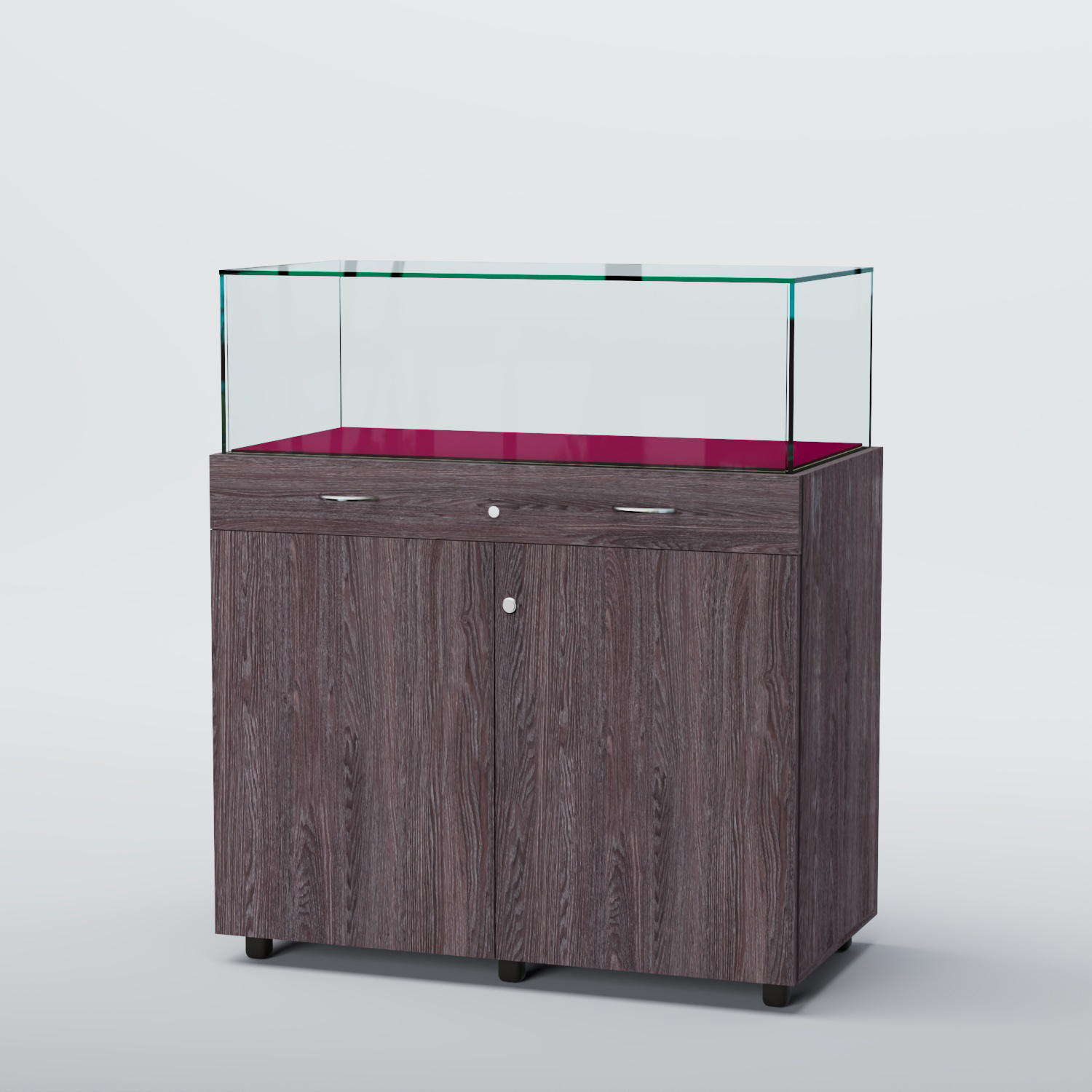 Витрина для музеев "Коллекция" №16 Ясень Анкор темный