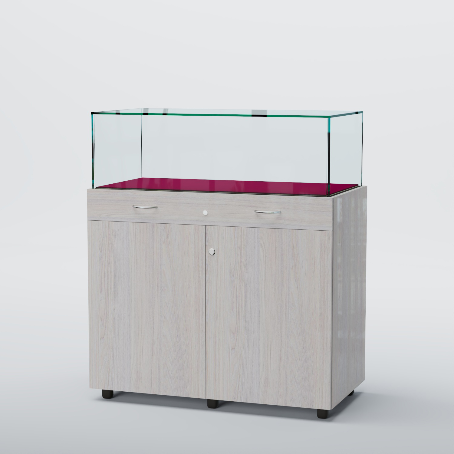 Витрина для музеев "Коллекция" №16 Ясень Анкор светлый