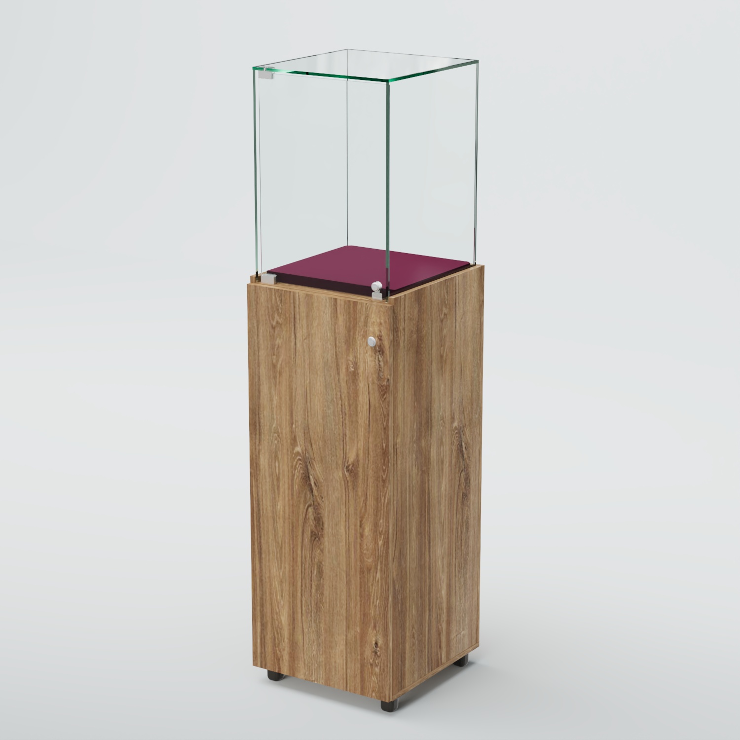 Витрина для музеев "Коллекция" №17 Дуб Канзас коричневый