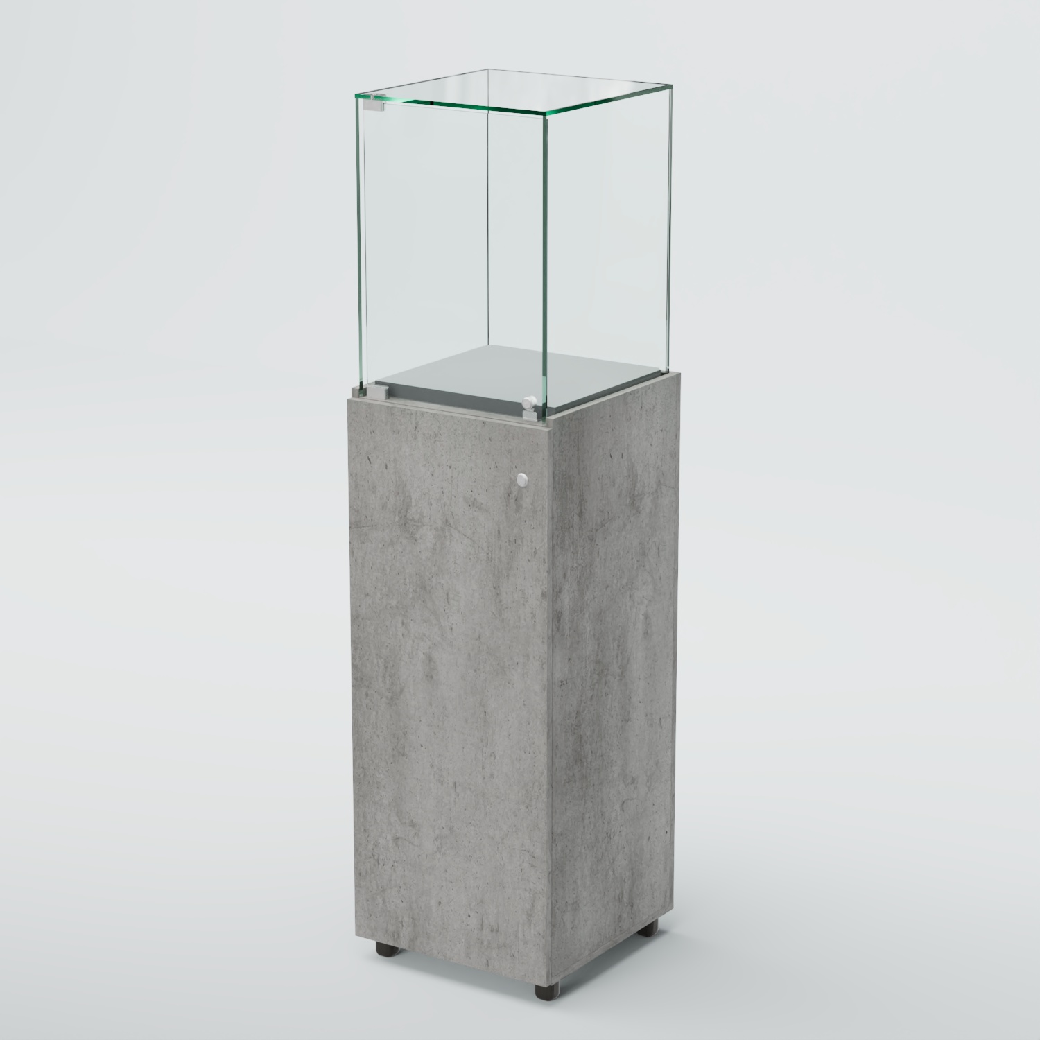 Витрина для музеев "Коллекция" №17 Бетон Чикаго светло-серый F186 ST9