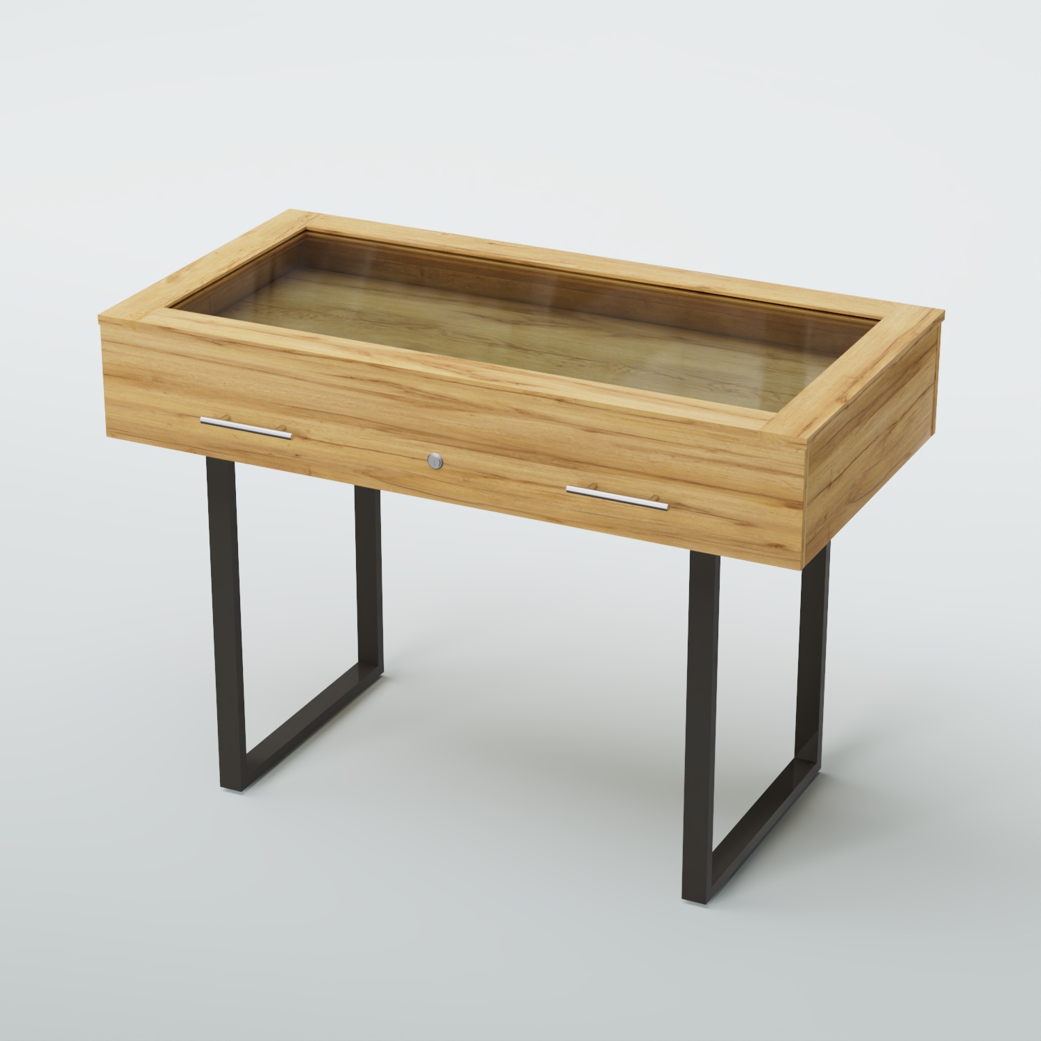 Витрина для музеев "Коллекция" №20 (под нумизматику) Дуб Золотистый