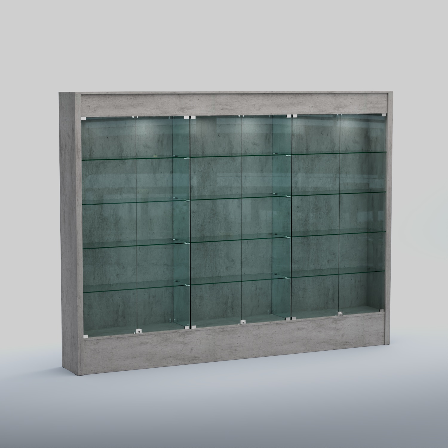 Витрина ФЕЛИКС №1-3000 Бетон Чикаго светло-серый F186 ST9