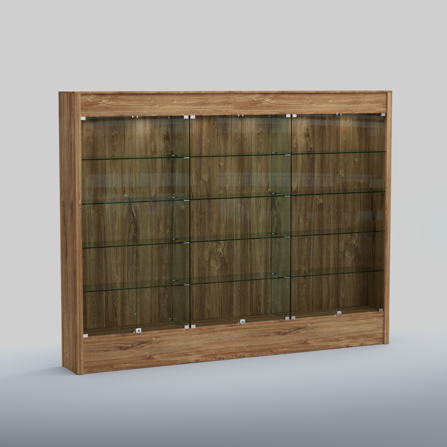 Витрина ФЕЛИКС №1-3000 Дуб Канзас коричневый