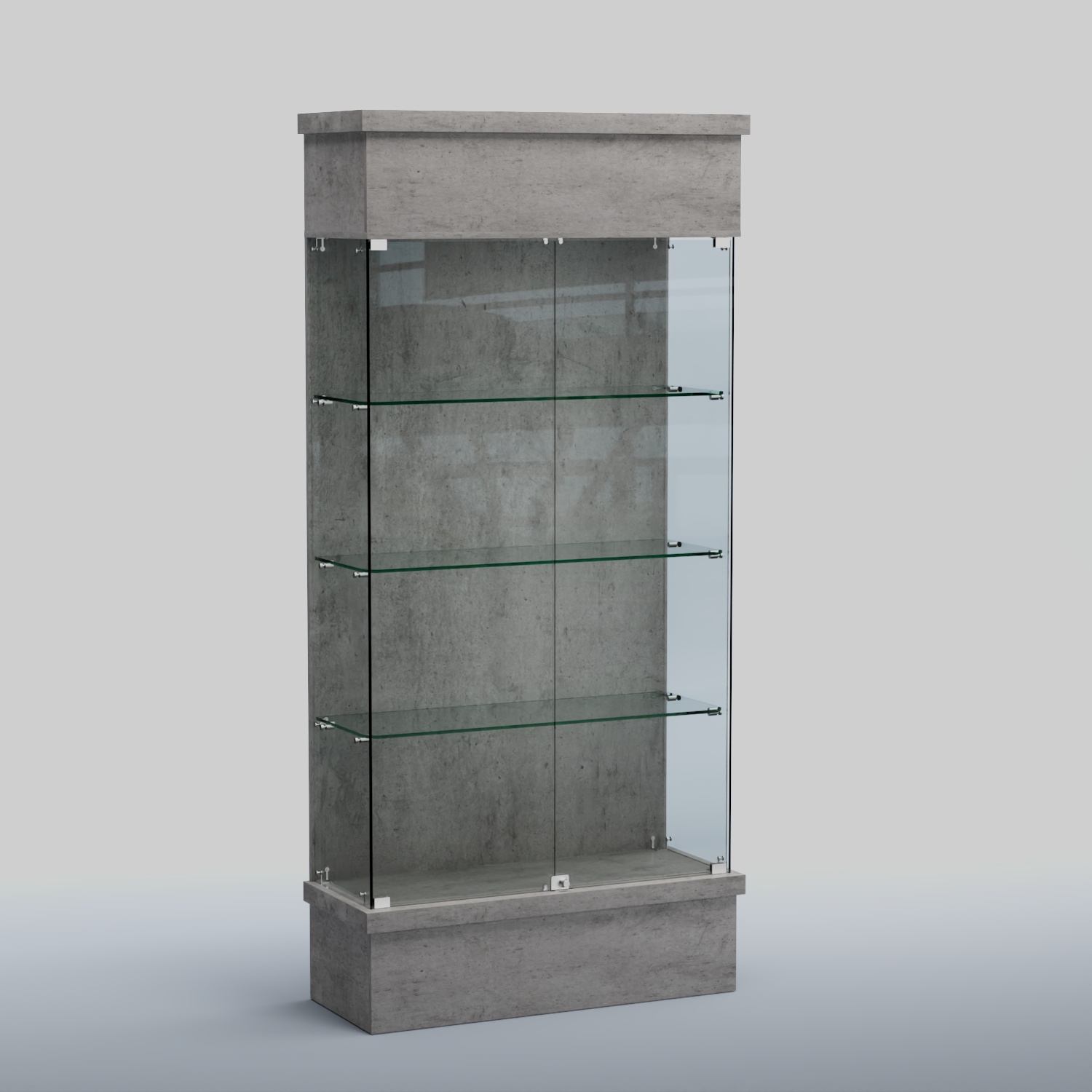 Витрина ФЕЛИКС №2-1000 Бетон Чикаго светло-серый F186 ST9