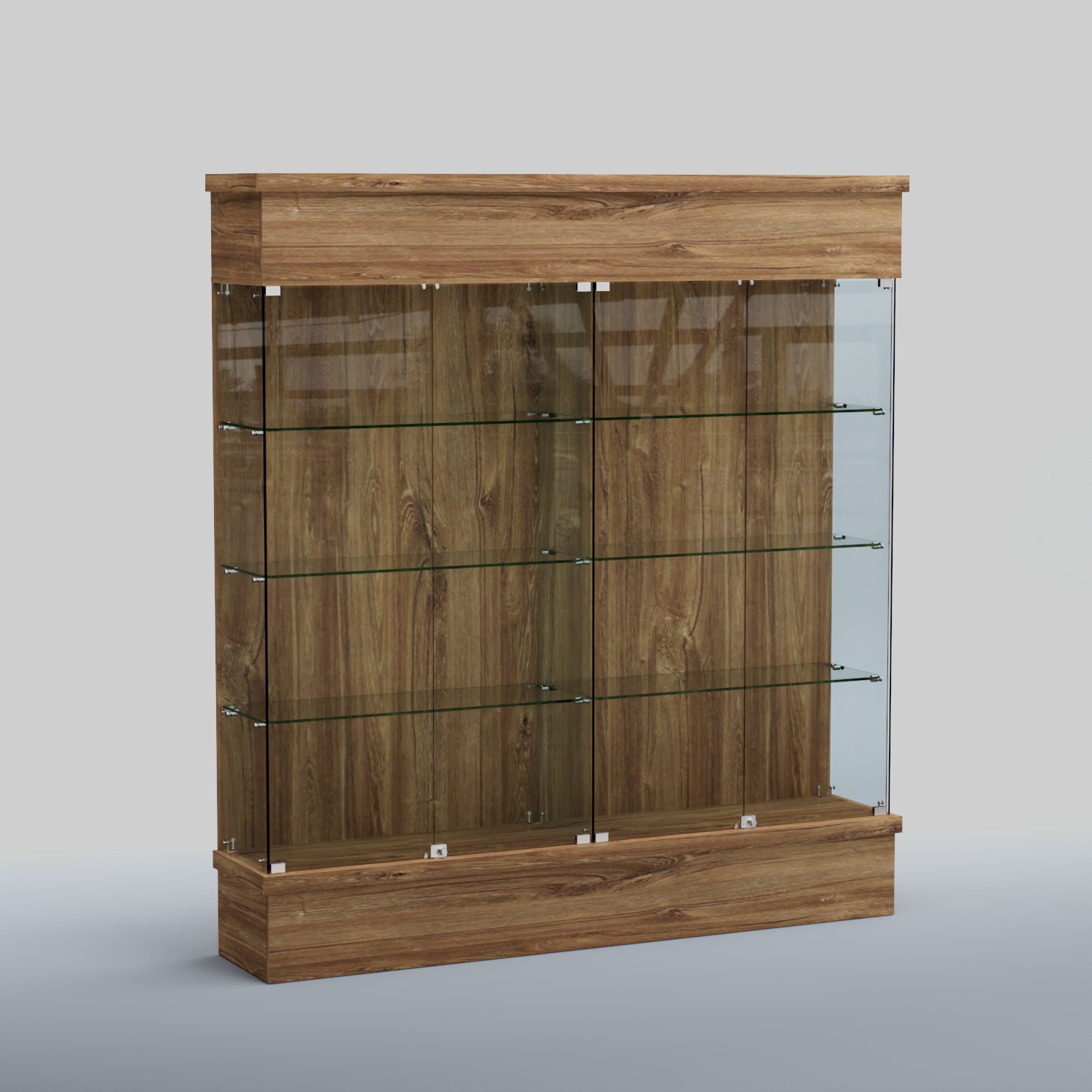 Витрина ФЕЛИКС №2-2000 Дуб Канзас коричневый