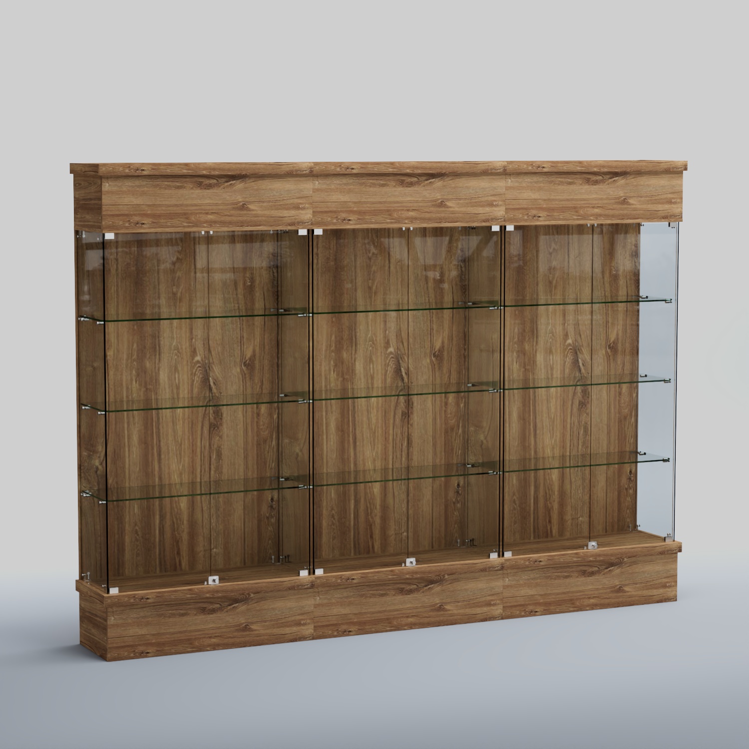 Витрина ФЕЛИКС №2-3000 Дуб Канзас коричневый