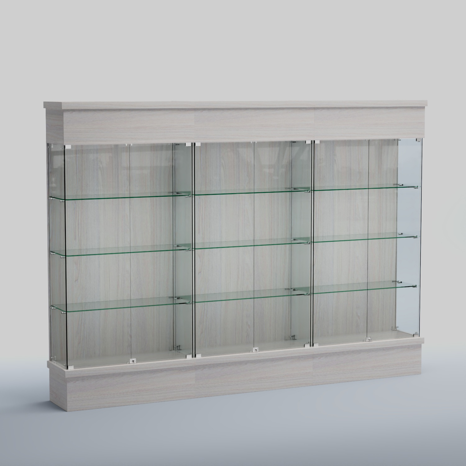 Витрина ФЕЛИКС №2-3000 Ясень Анкор светлый