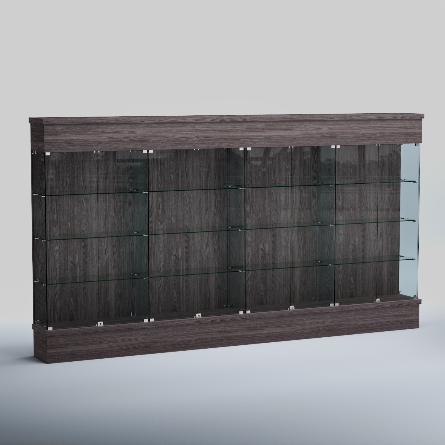 Витрина ФЕЛИКС №2-4000 Ясень Анкор темный